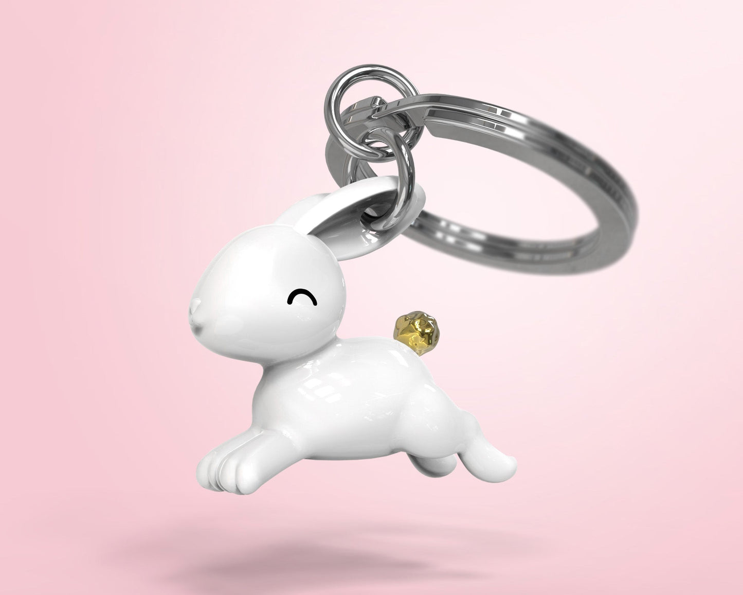 Porte clés Lapin Joyeux Meta[l]morphose | Boutique d'objets cadeaux designs CoolDesign.fr