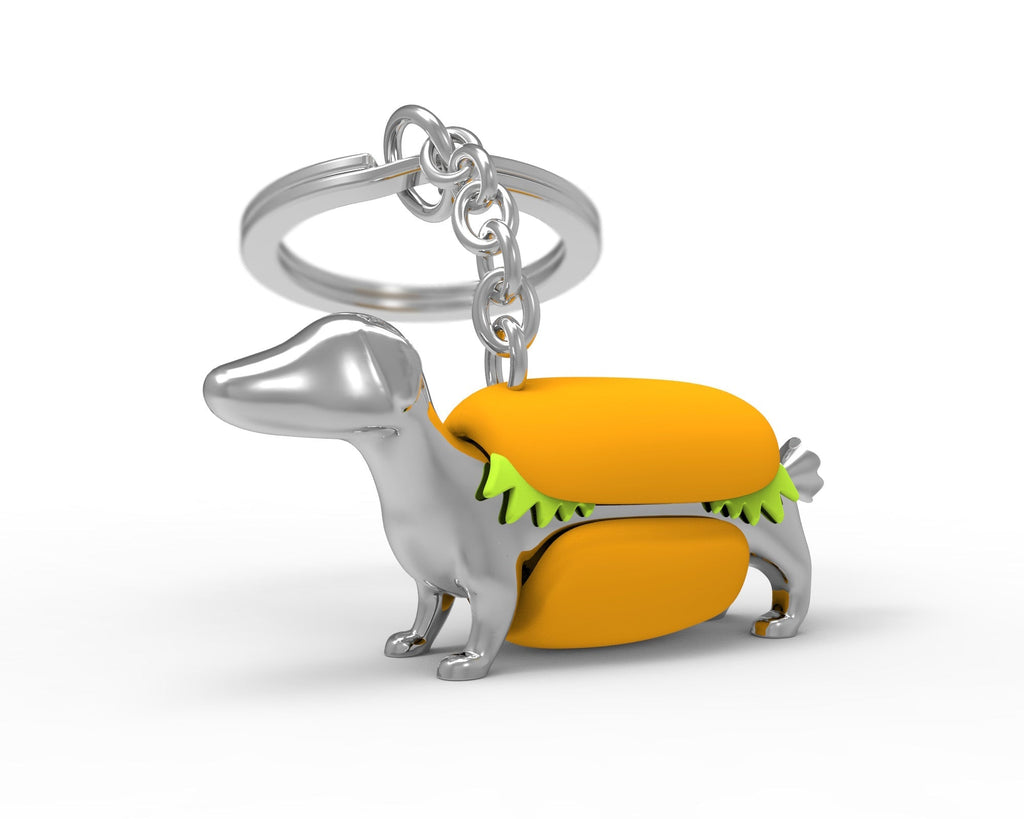 Porte Clés Chien Hot Dog Meta[l]morphose – vue produit 2