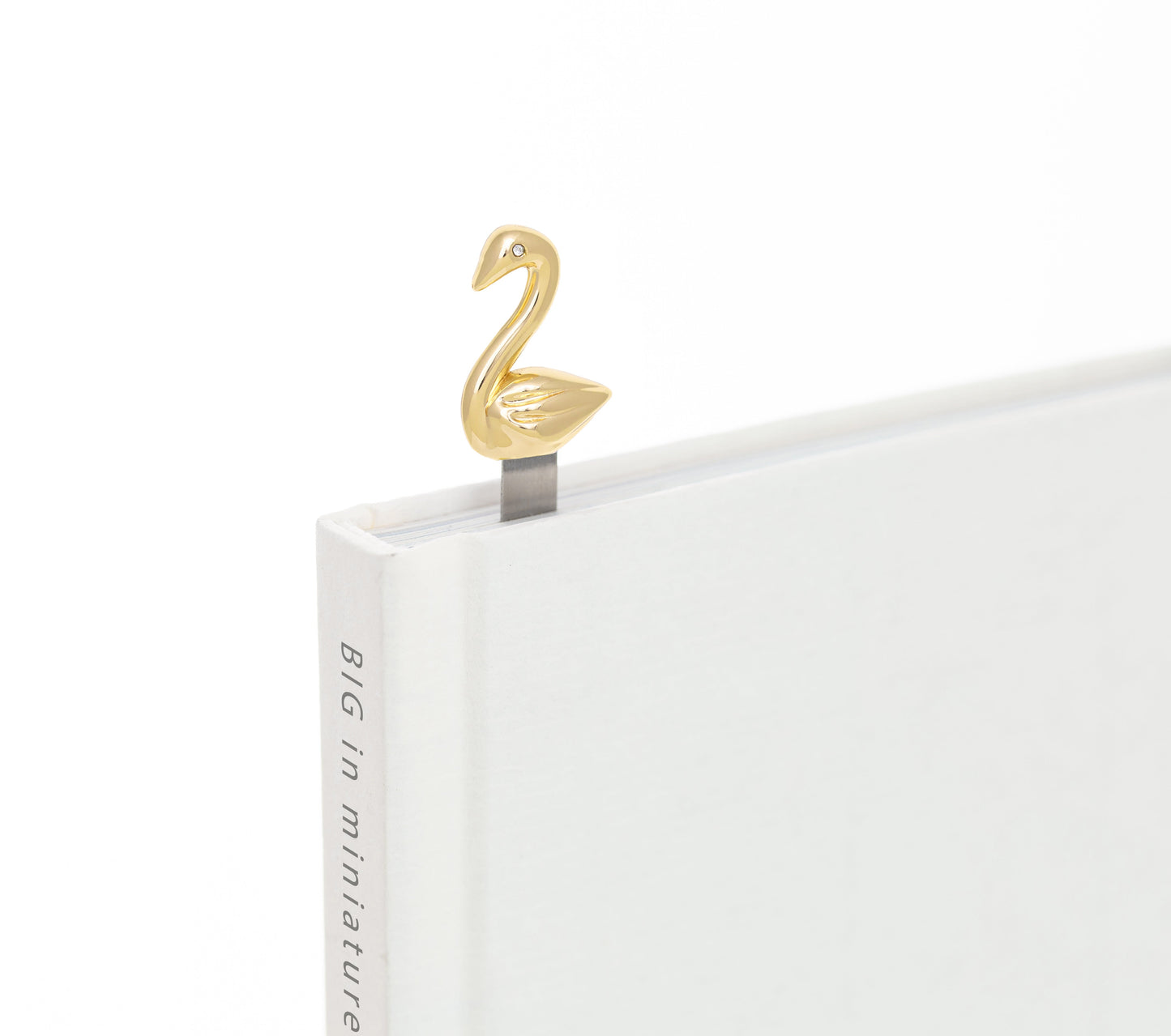 Marque Page Cygne Doré Meta[l]morphose | Boutique d'objets cadeaux designs CoolDesign.fr