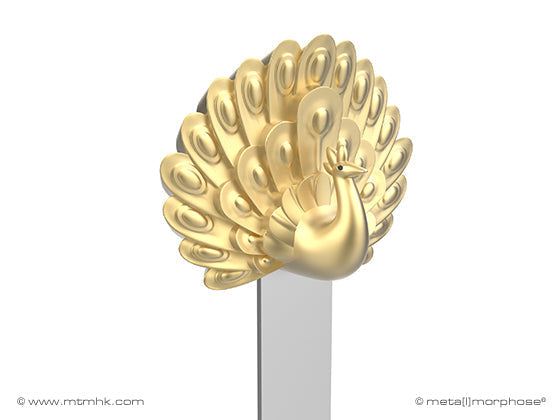 Marque-page Paon Meta[l]morphose – vue principale