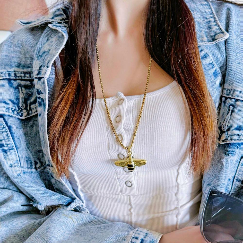 Collier Abeille Meta[l]morphose – vue principale