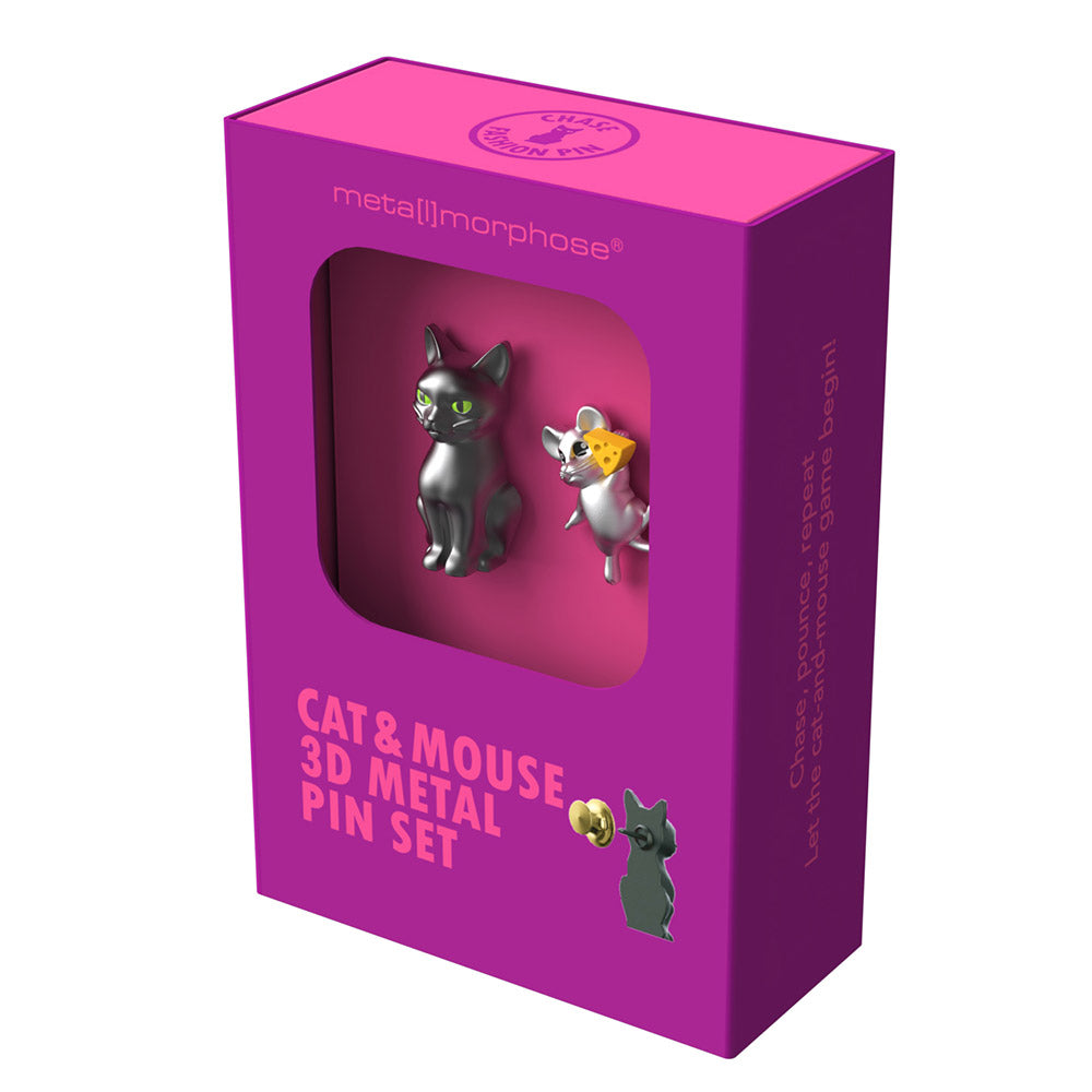 Pin's Chat et Souris Meta[l]morphose – vue produit 6