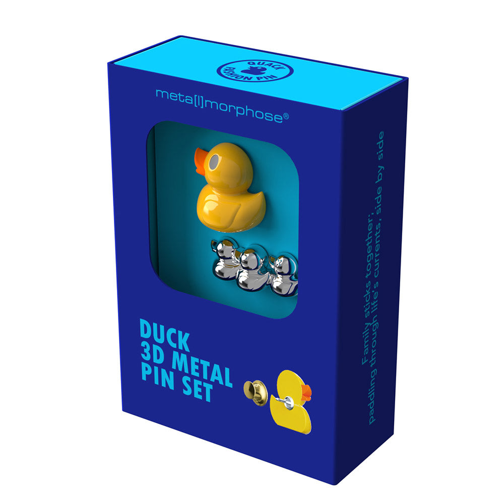 Pin's Maman Canard et Canetons Meta[l]morphose – vue 6