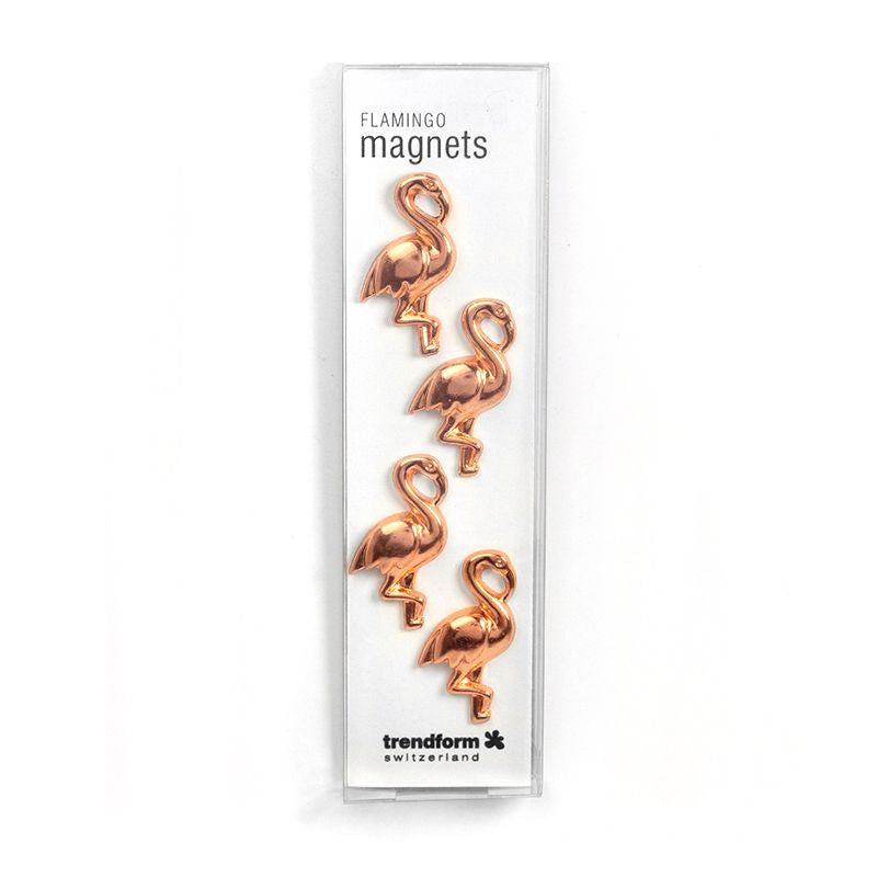 magnets flamants roses dores trendform 