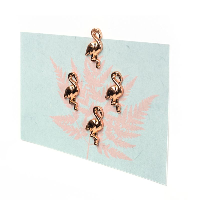 magnets flamants roses dores trendform 