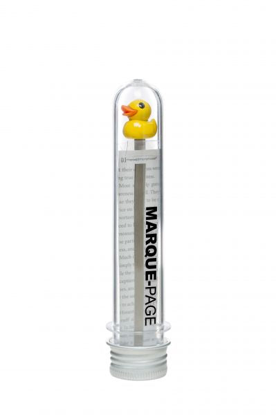 marque page canard jaune metalmorphose 