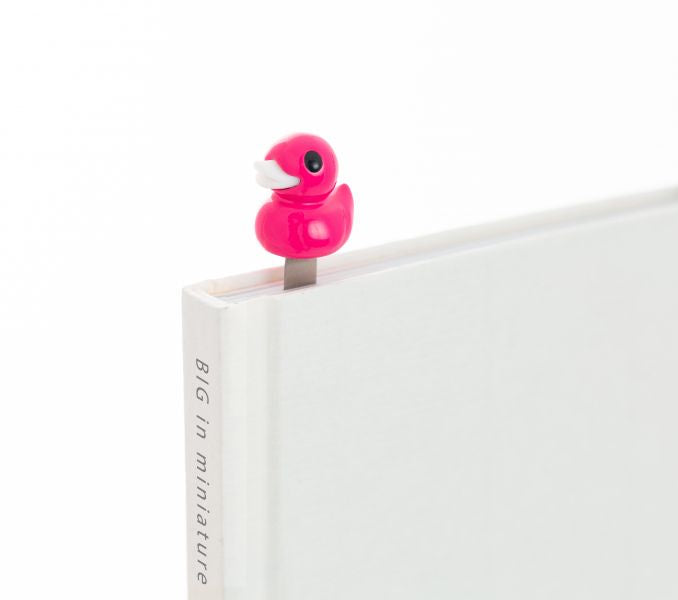 marque page canard rose metalmorphose 