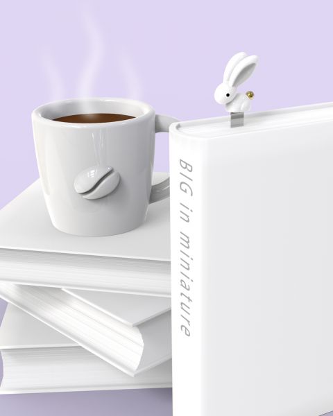 marque page lapin metalmorphose 