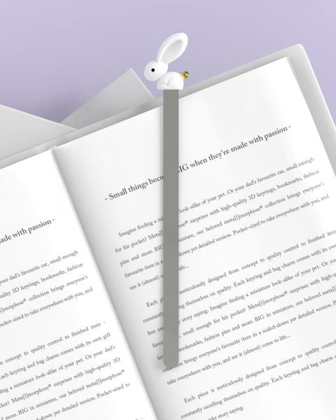 marque page lapin metalmorphose 