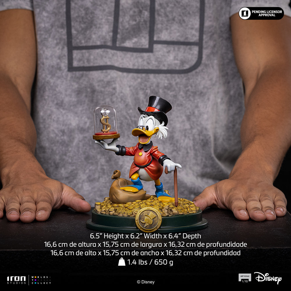 Pre-Order - Statue Uncle Scrooge Mcduck - Duck Tales - Art Scale 1/10 - Iron Studios