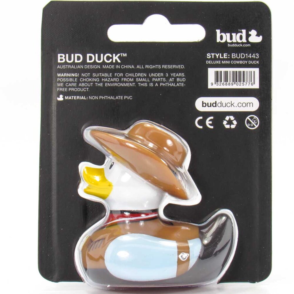 Mini Canard Cowboy Bud Duck CoinCaillerie