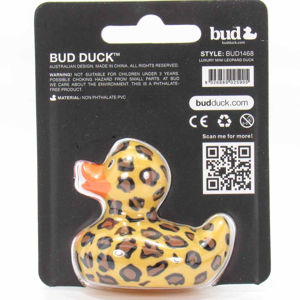 mini canard leopard bud duck 