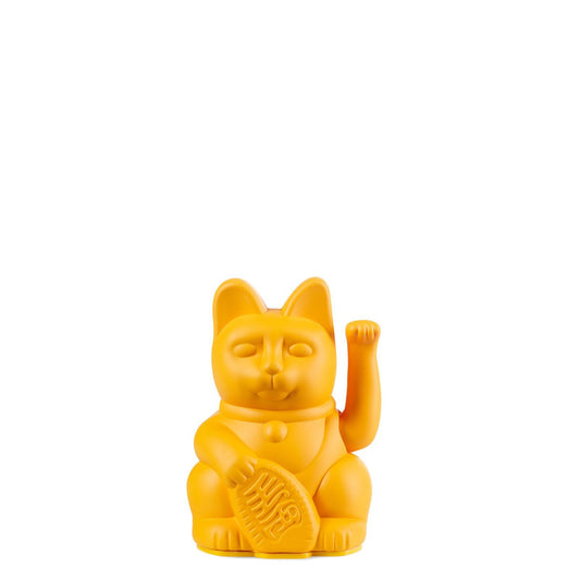 Mini Chat Chanceux Jaune Profond - le Chat Chanceux