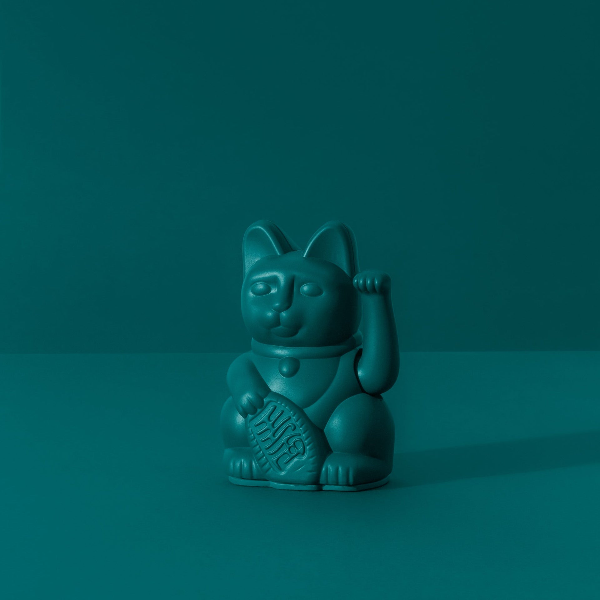 Mini Chat Chanceux Vert - le Chat Chanceux