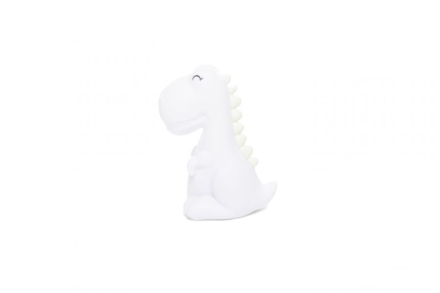 mini veilleuse dinosaure blanc dhink 