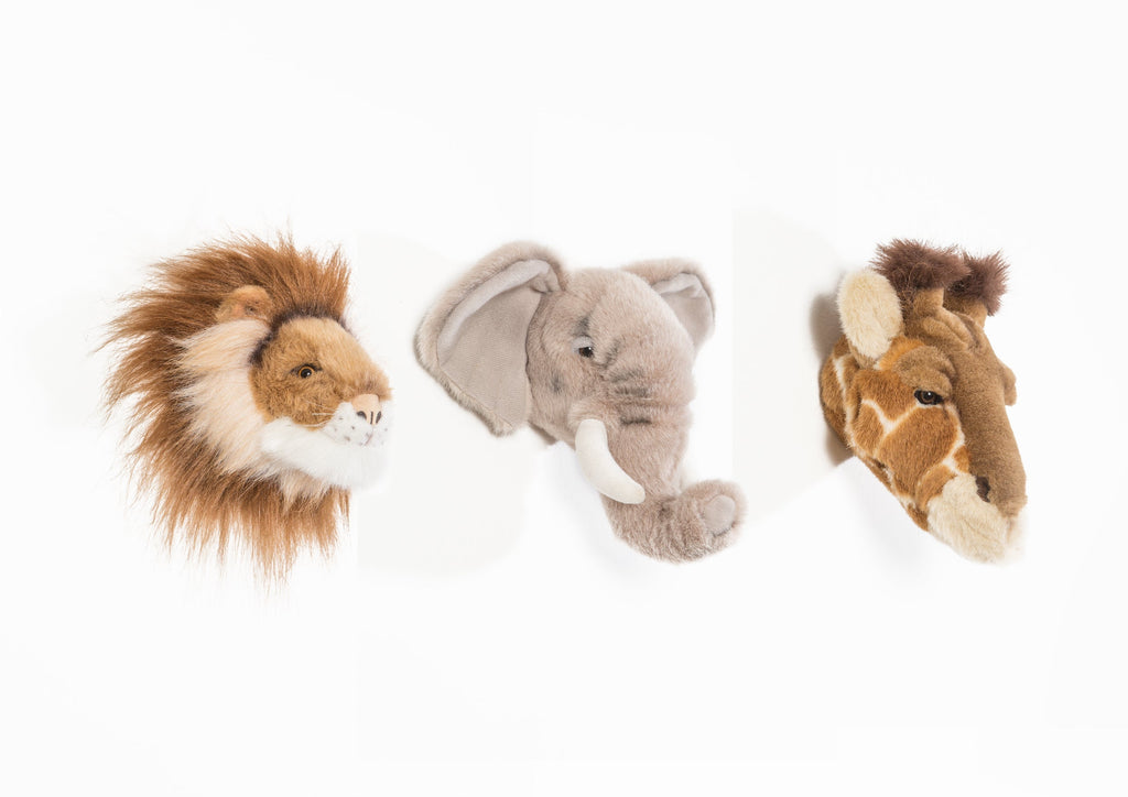 Mini têtes décoratives : Coffret Safari - Wild & Soft