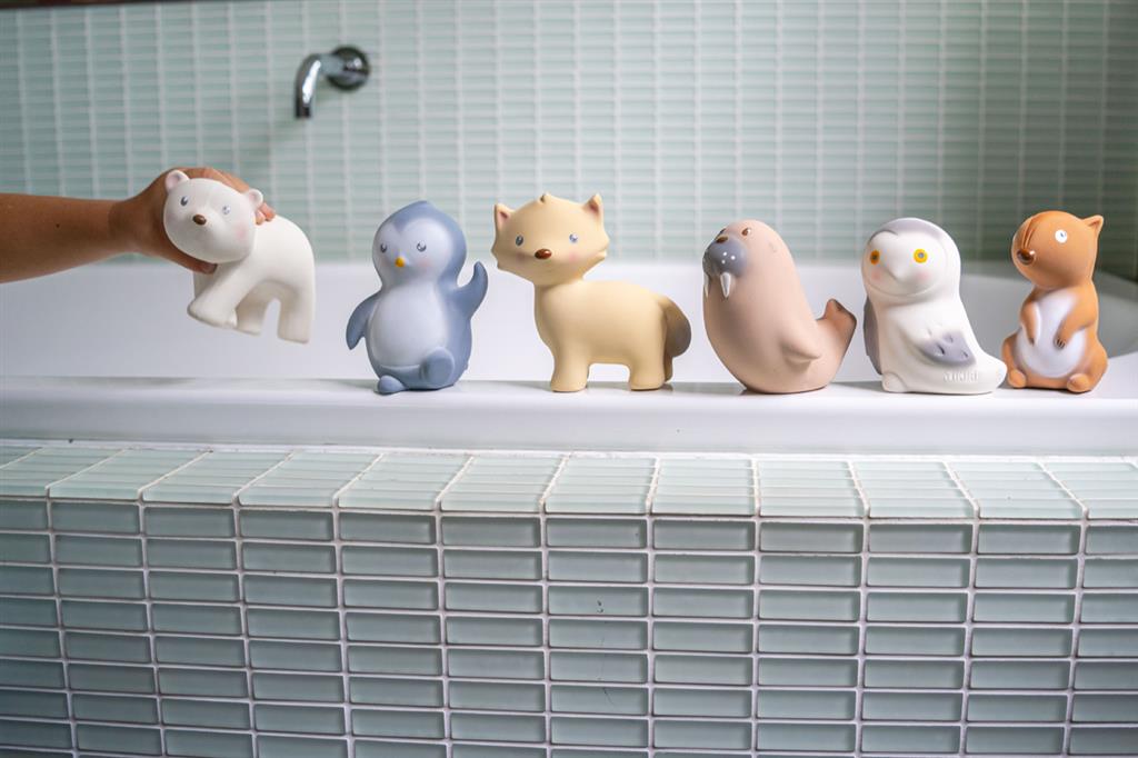 hibou des neiges de bain tikiri 