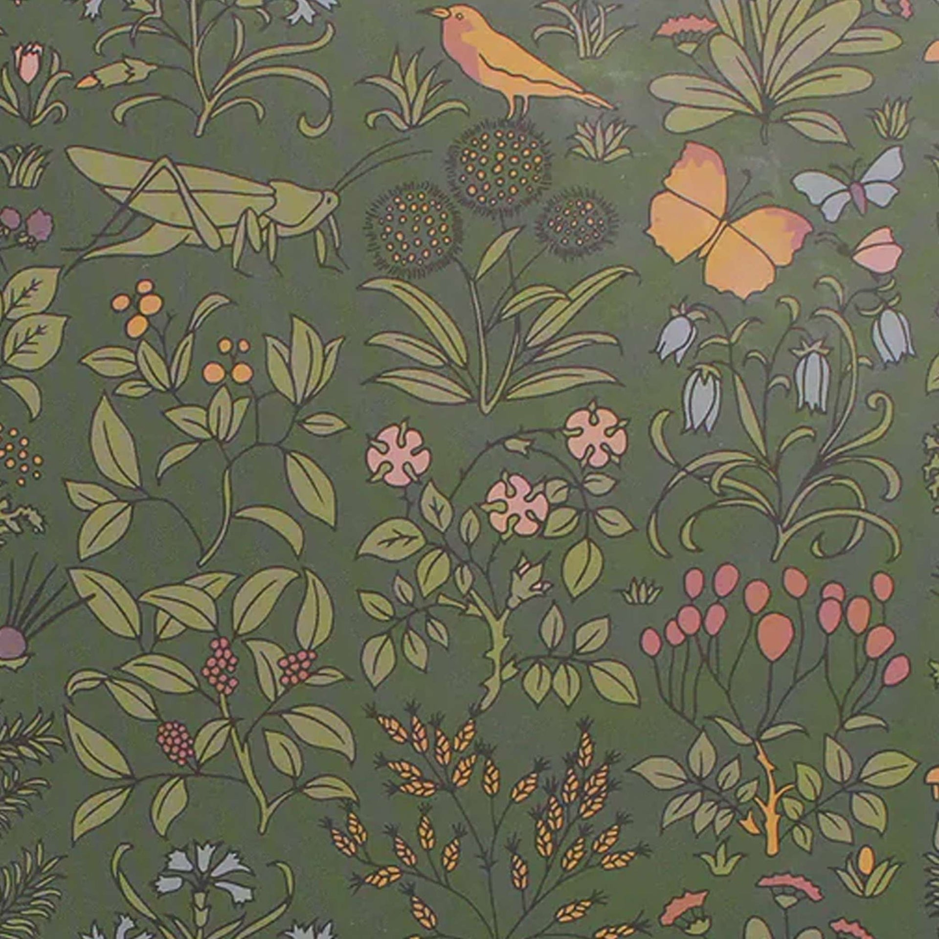 Carnet A6 avec stylo Voysey - Apothecary's Garden