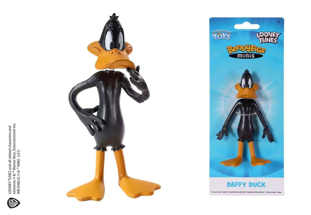 bendyfigs looney tunes daffy duck noble collection 