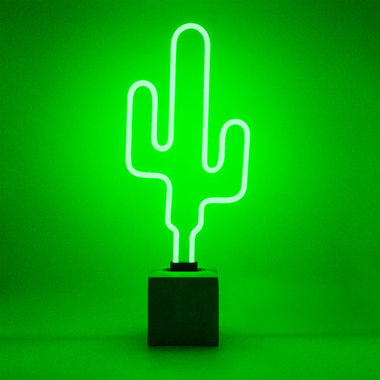 Lampe Néon Cactus Locomocean | Boutique d'objets cadeaux designs 