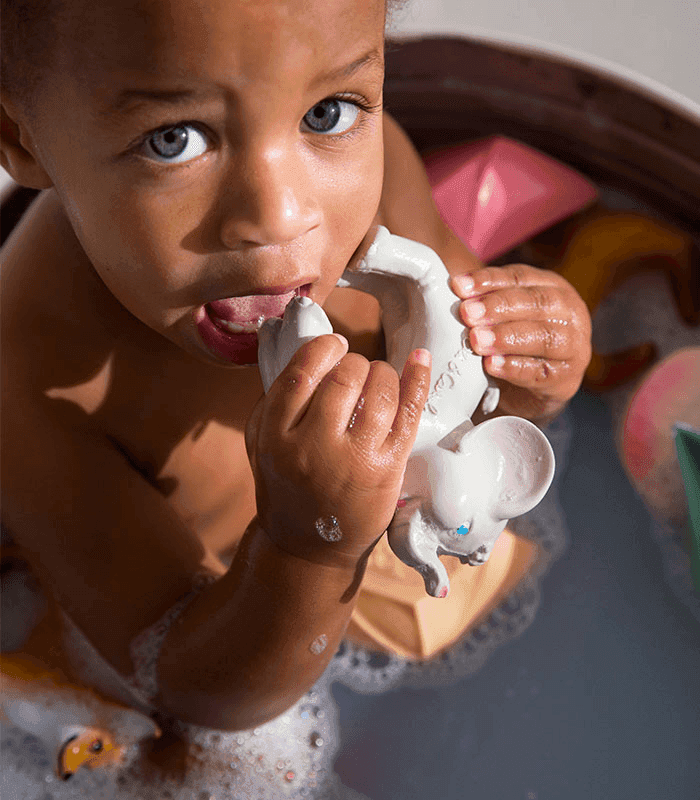 Nelly l’Eléphant – Jouet de bain et dentition bébé – vue produit 6