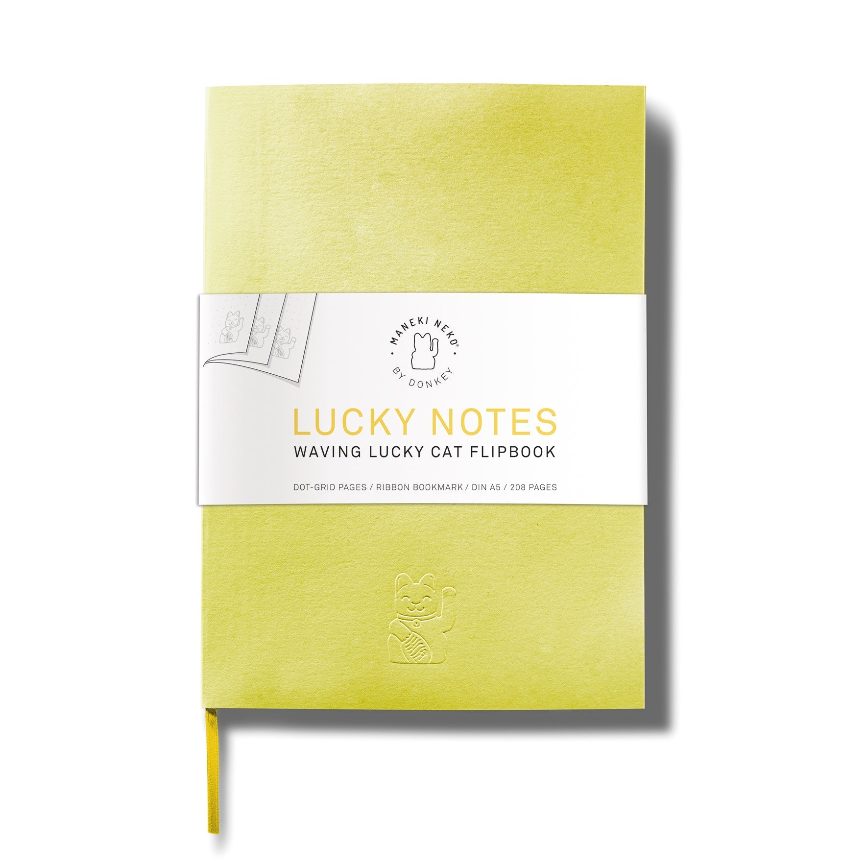 Notebook Chat Chanceux Jaune - le Chat Chanceux