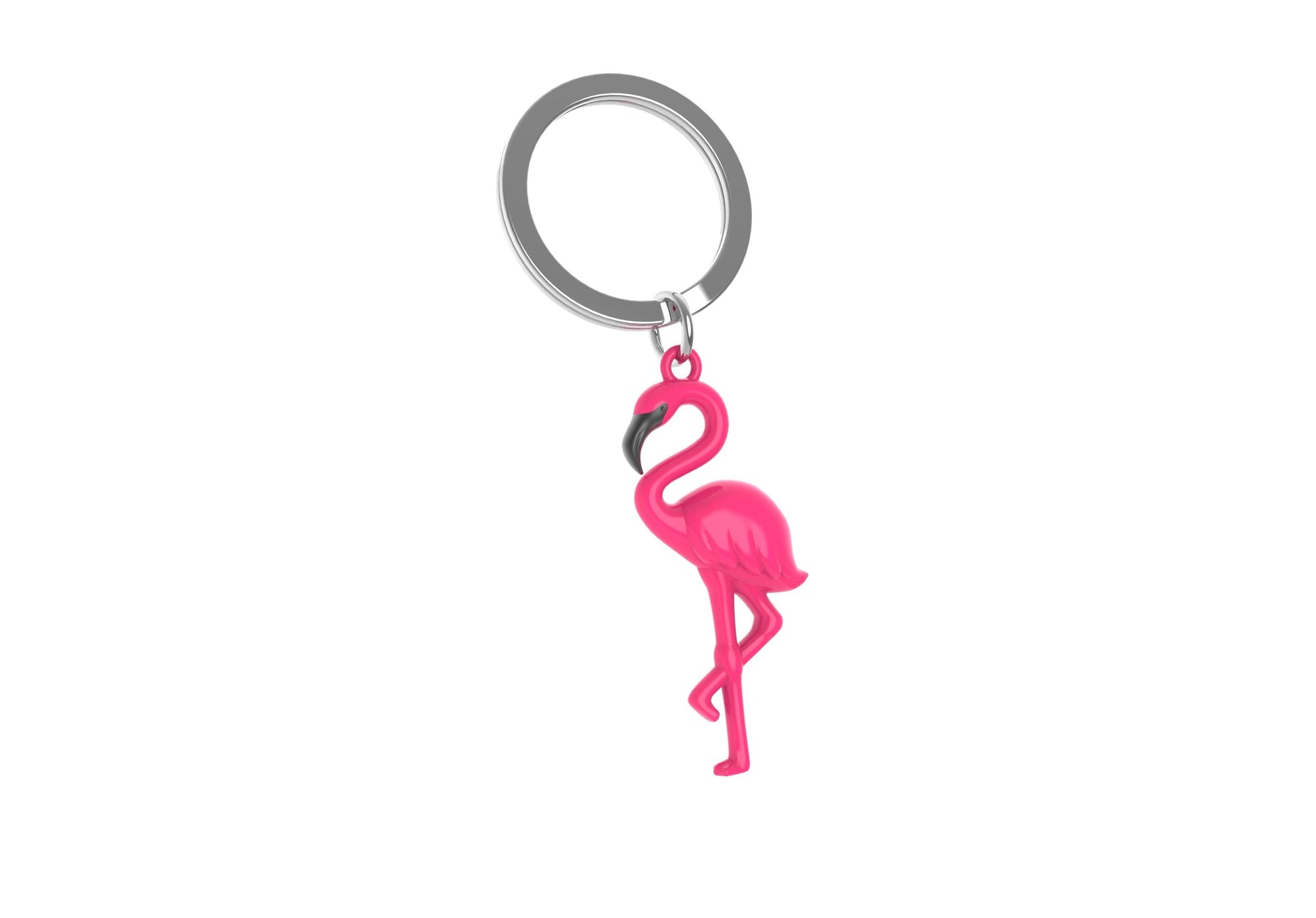 Porte clés Flamant Rose Meta[l]morphose CoinCaillerie