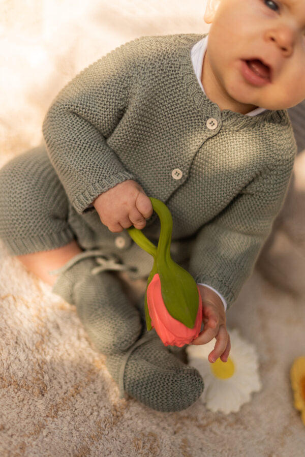 Théo la Tulipe – Jouet de bain et dentition bébé – vue produit 5