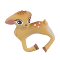Olive la Biche – Jouet de bain et dentition bébé