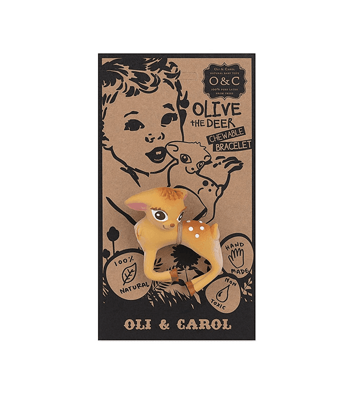 Olive la Biche – Jouet de bain et dentition bébé – vue produit 4