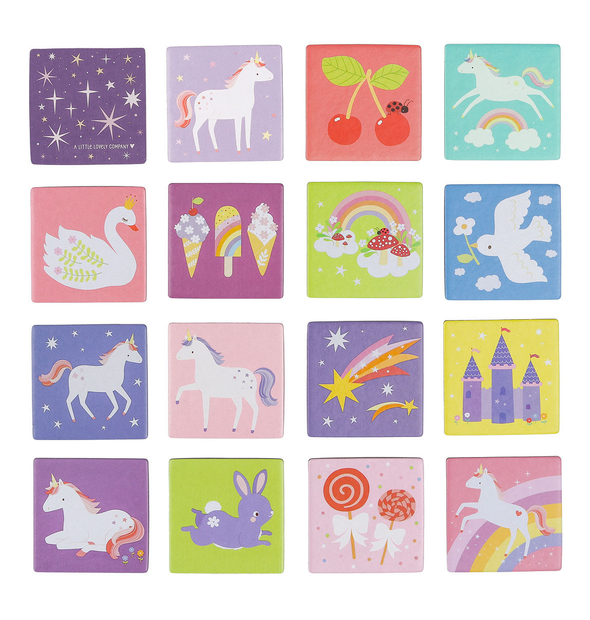 Jeu de mémoire - Unicorn Dreams – vue 5 – A Little Lovely Company