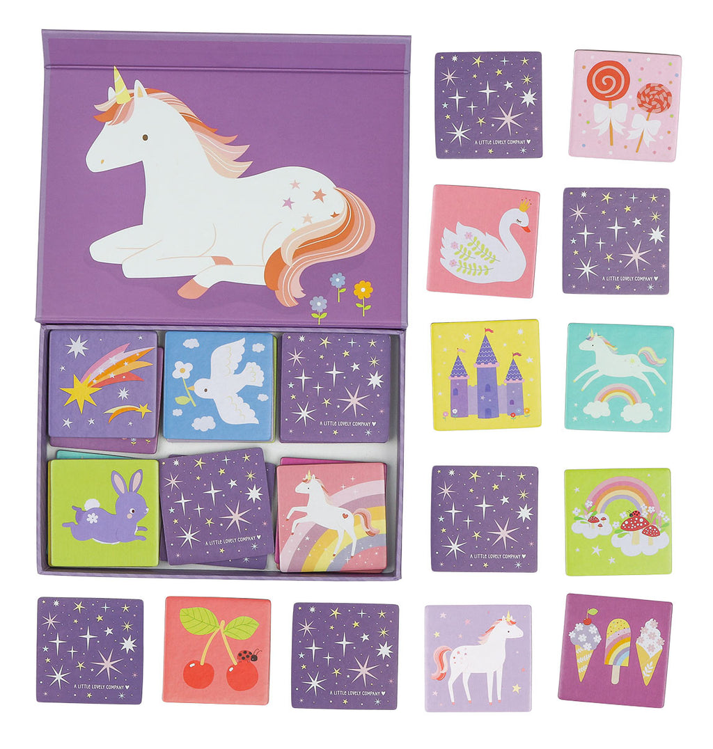 Jeu de mémoire - Unicorn Dreams – vue 4 – A Little Lovely Company