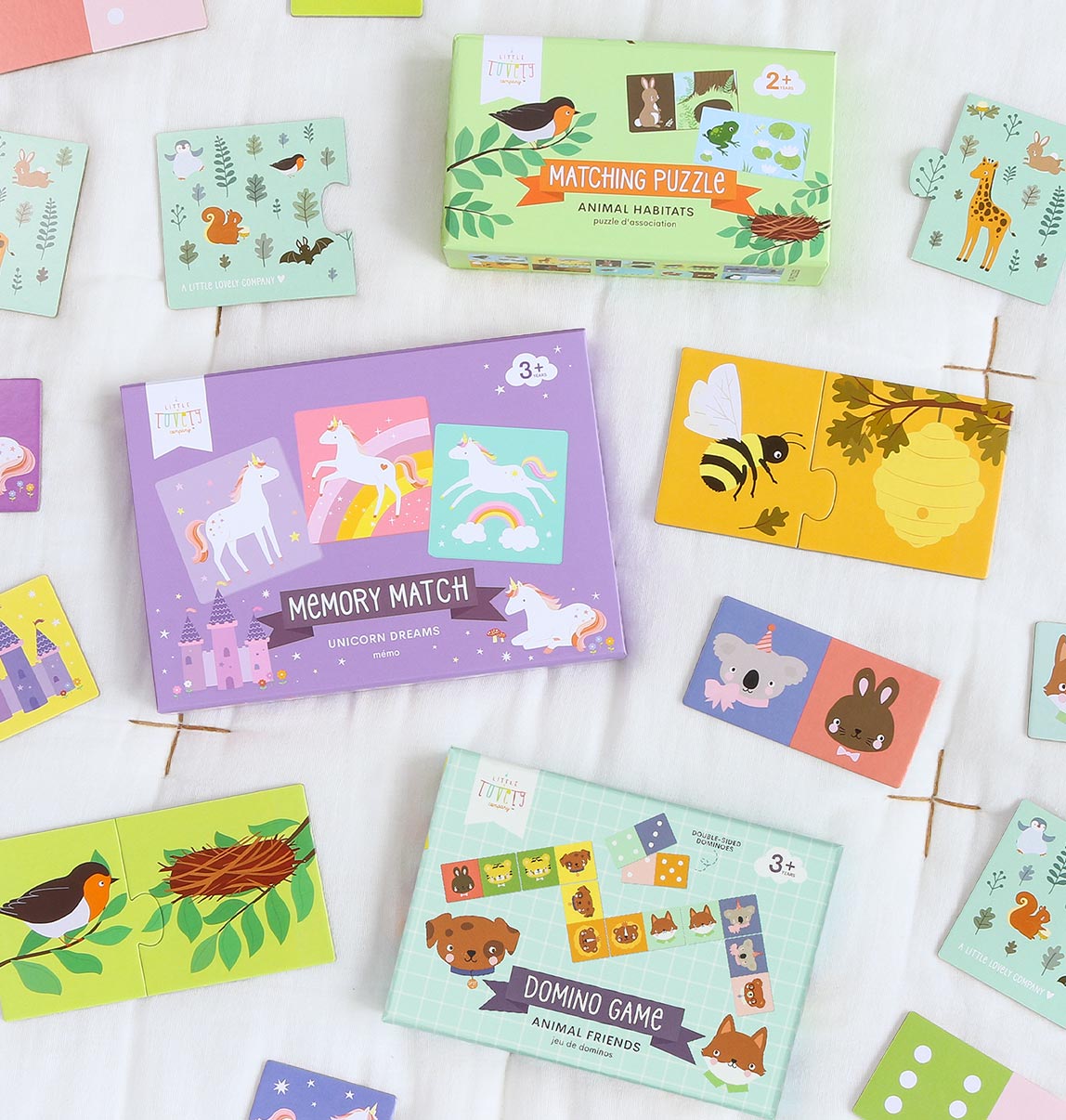 Jeu de mémoire - Unicorn Dreams – vue 6 – A Little Lovely Company