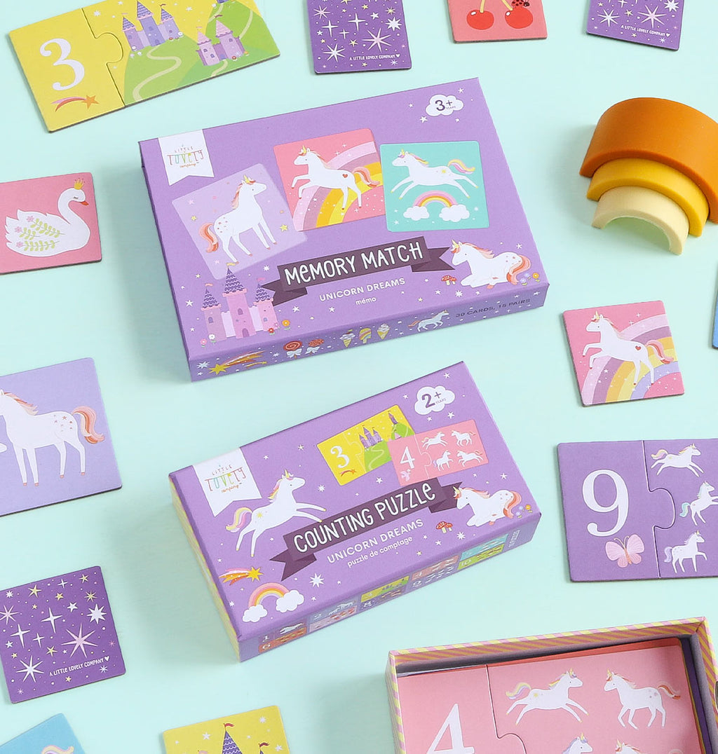 Jeu de mémoire - Unicorn Dreams – vue 3 – A Little Lovely Company