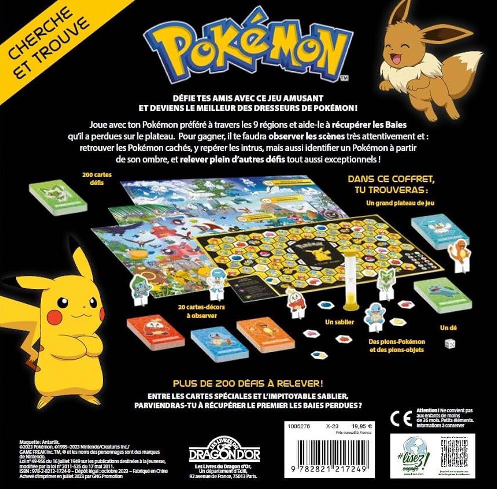 Le grand jeu du cherche-et-trouve Pokémon Dragon d'Or – vue produit 2