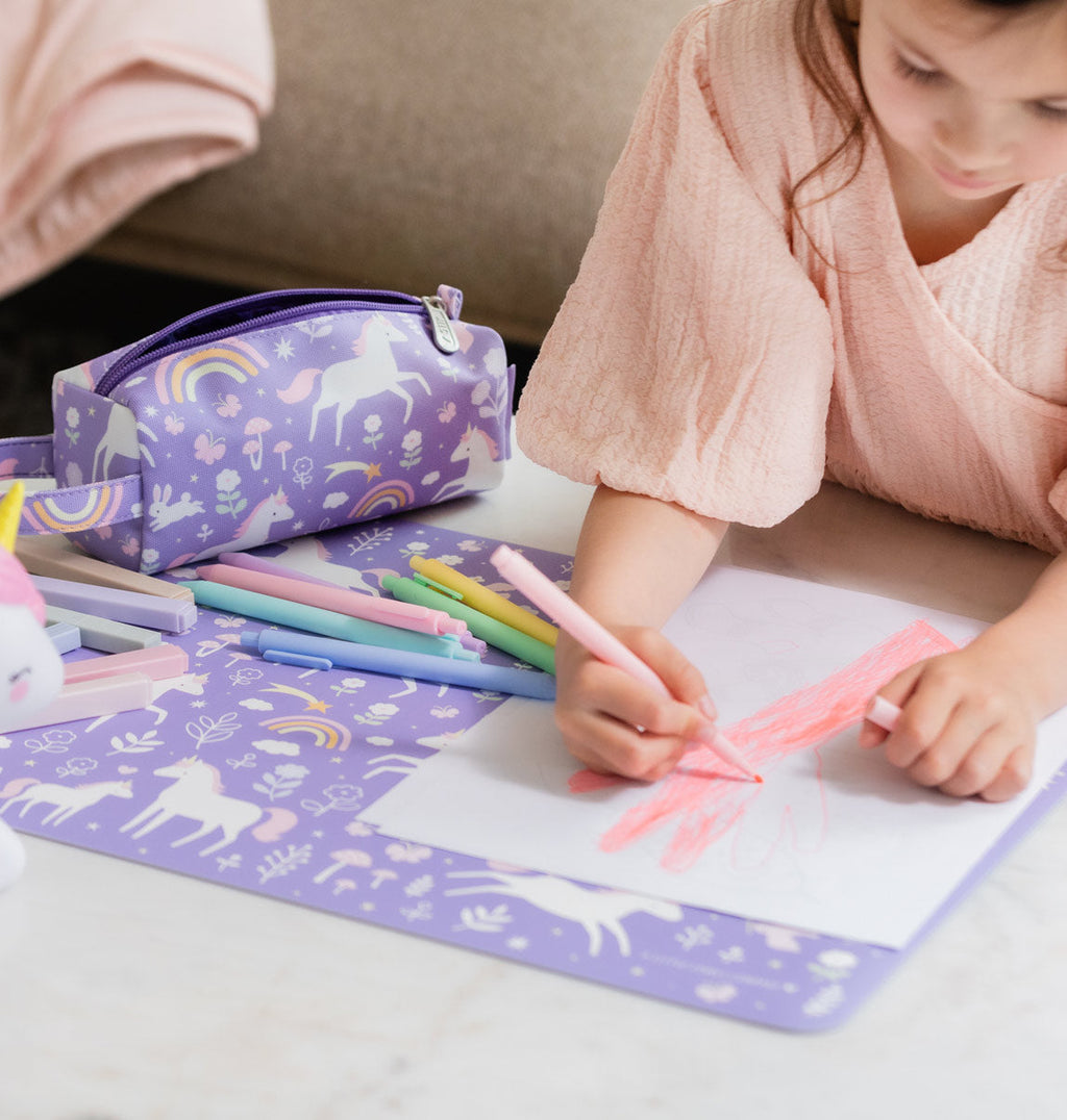 Set de table enfant - Unicorn Dreams – vue 3 – A Little Lovely Company