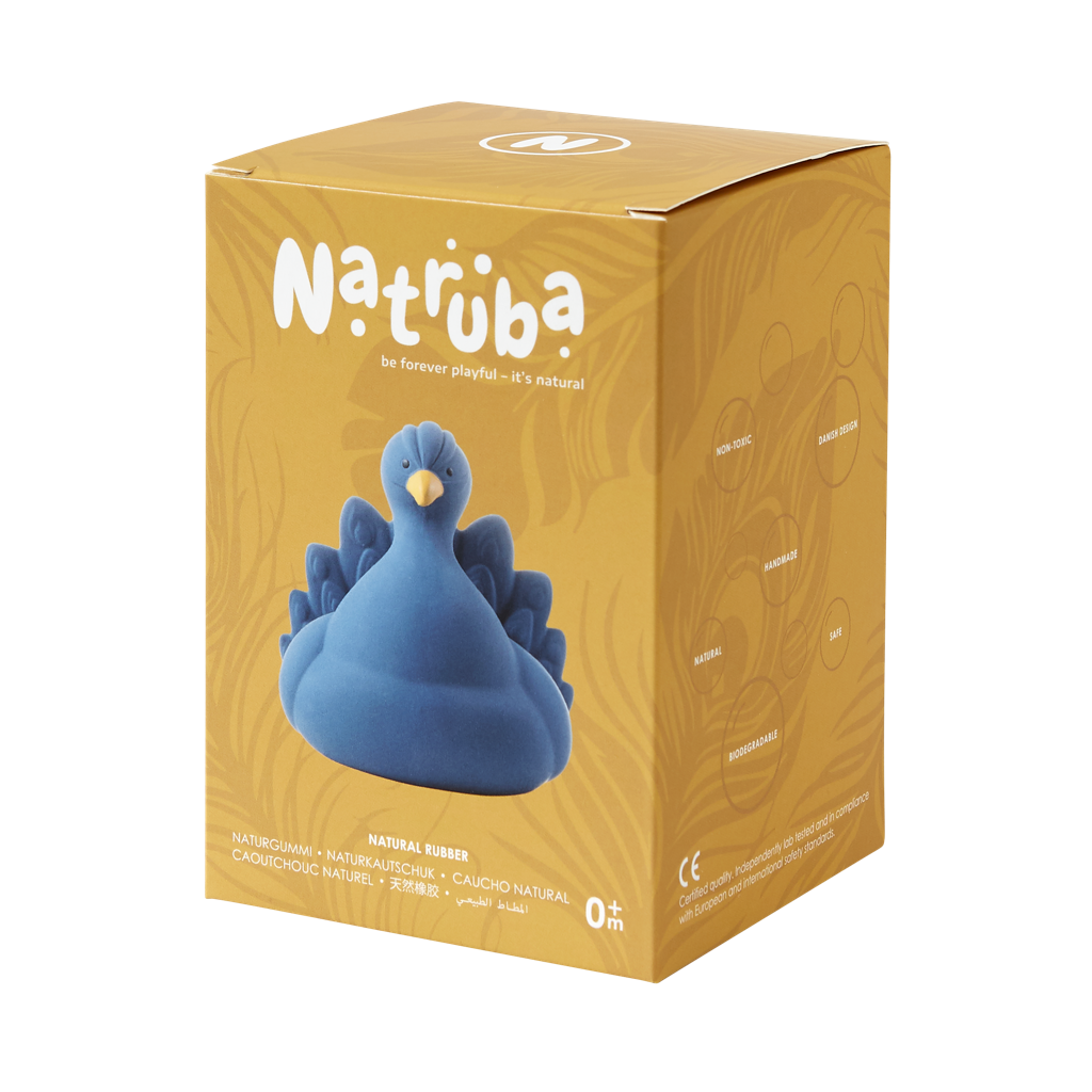 Paon de Bain Bleu Natruba CoinCaillerie