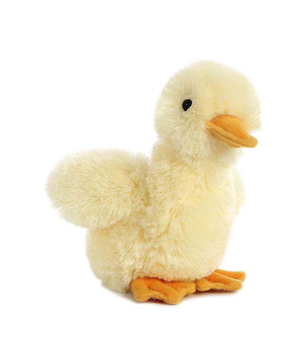 peluche canard jaune 