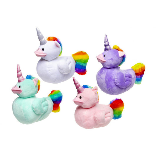 Peluche Canard Licorne LG Import CoinCaillerie