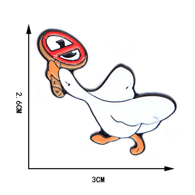 pins canard blanc avec panneau cdb 