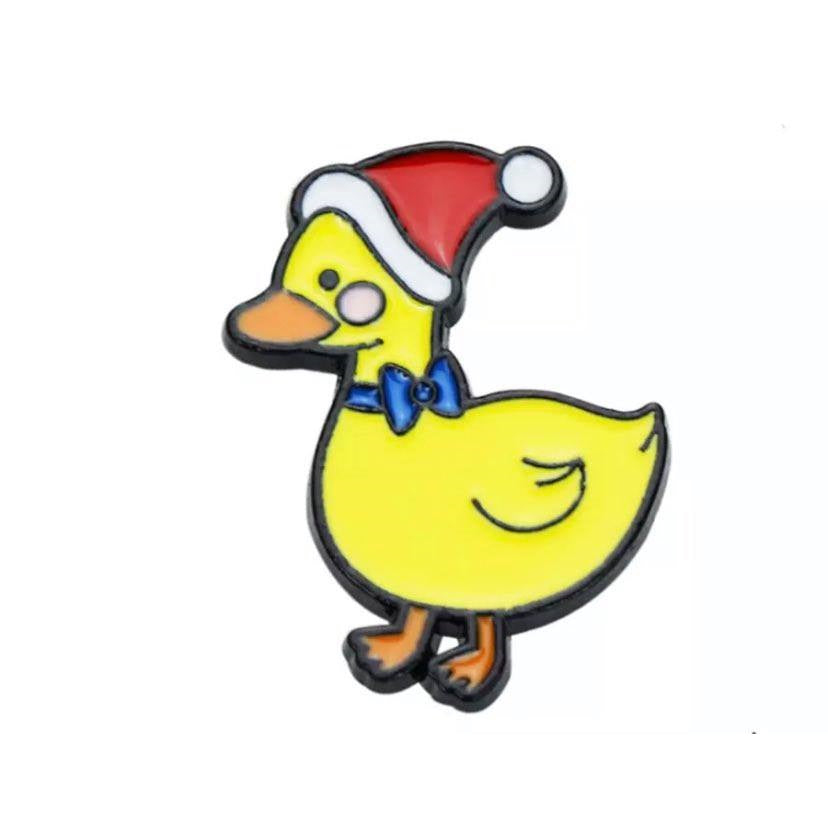Pin's Canard Bonnet de Noël – visuel produit