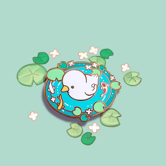 pins canard blanc sur leau cdb PIN DUK 143 52368716