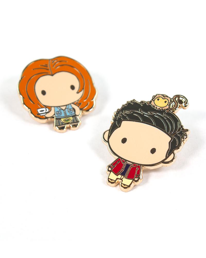Pin's Friends Set 1.1 Rachel & Ross – Pin Kings Numskull