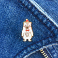 pins ours blanc jungle empire Bj40 729389348441