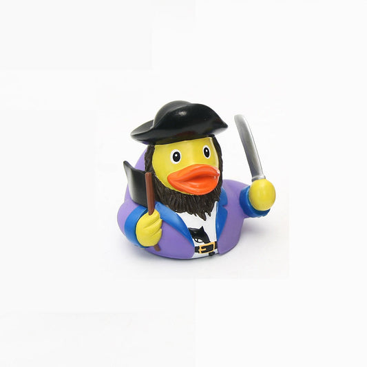 Fialový pirátsky kapitán Duck