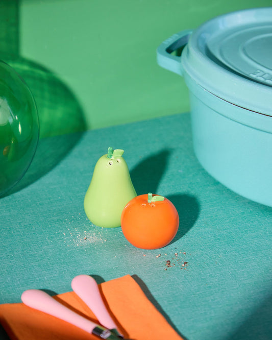 Salz und Pfeffer Orange Birne