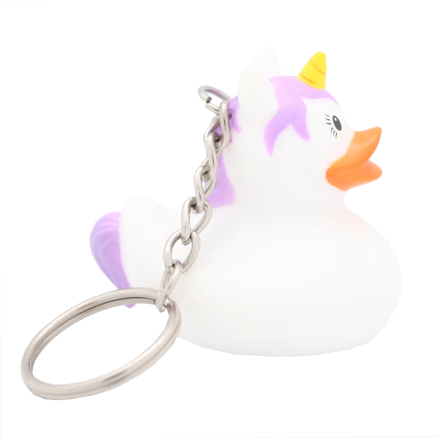 Porte-Clés Canard Licorne Blanche Lilalu CoinCaillerie