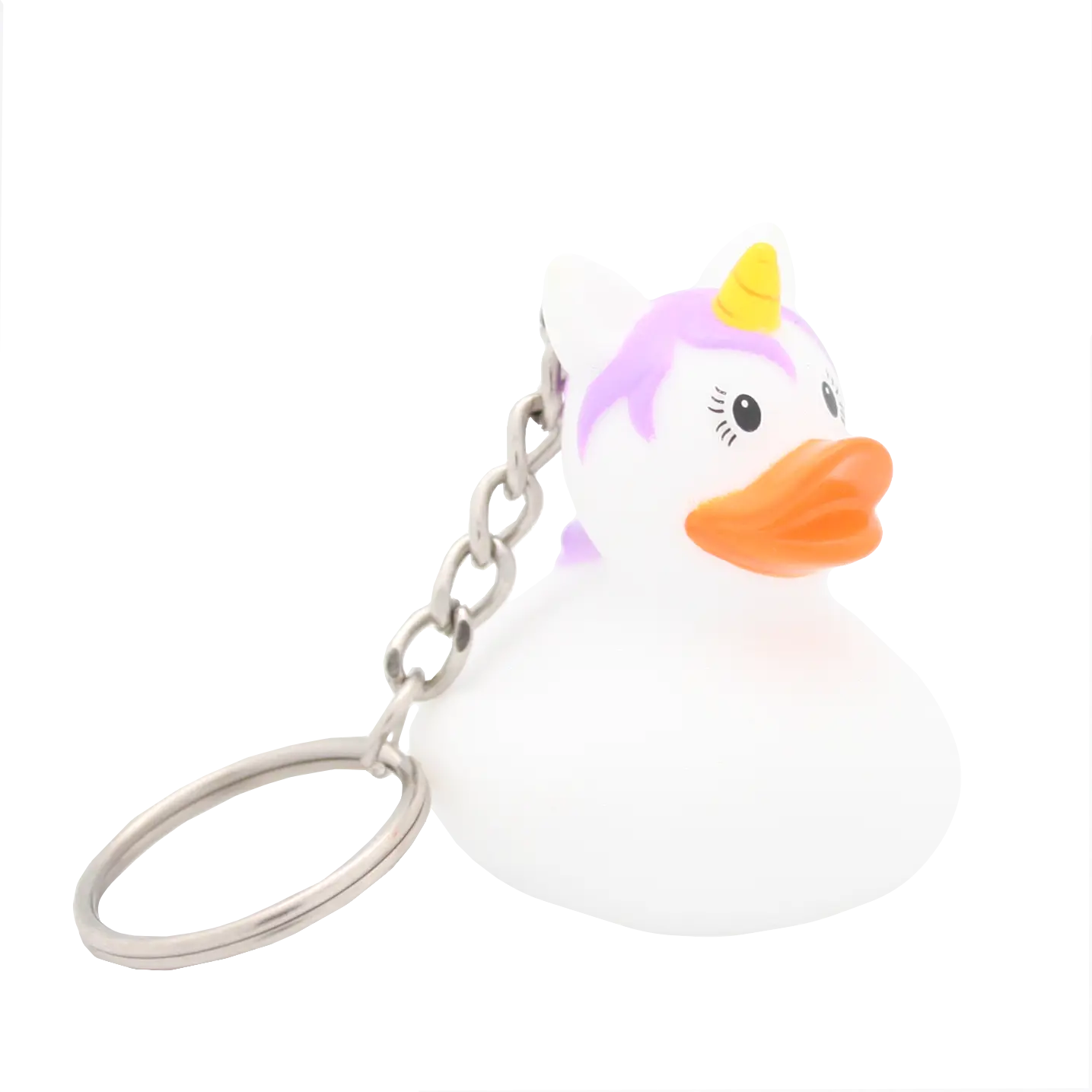 Porte-Clés Canard Licorne Blanche Lilalu CoinCaillerie