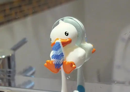 canard porte brosse a dents blanc b duck 