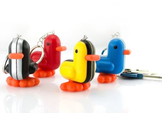 Black Duck Racer Keychain